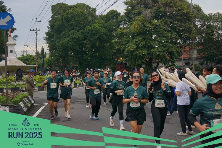 Race photo from Mangkunegaran Run 2025