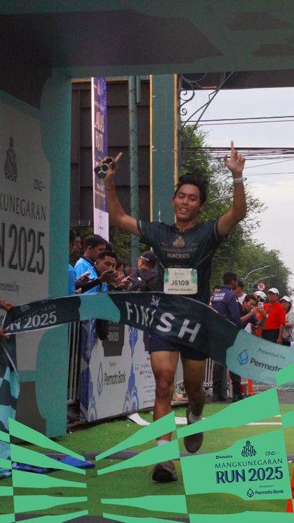 Race photo from Mangkunegaran Run 2025