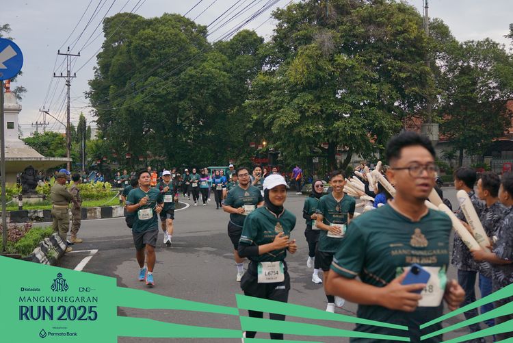 Race photo from Mangkunegaran Run 2025