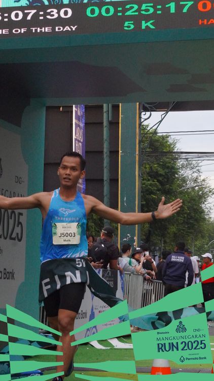 Race photo from Mangkunegaran Run 2025