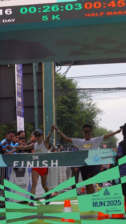 Race photo from Mangkunegaran Run 2025