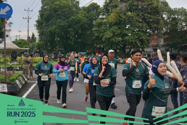 Race photo from Mangkunegaran Run 2025