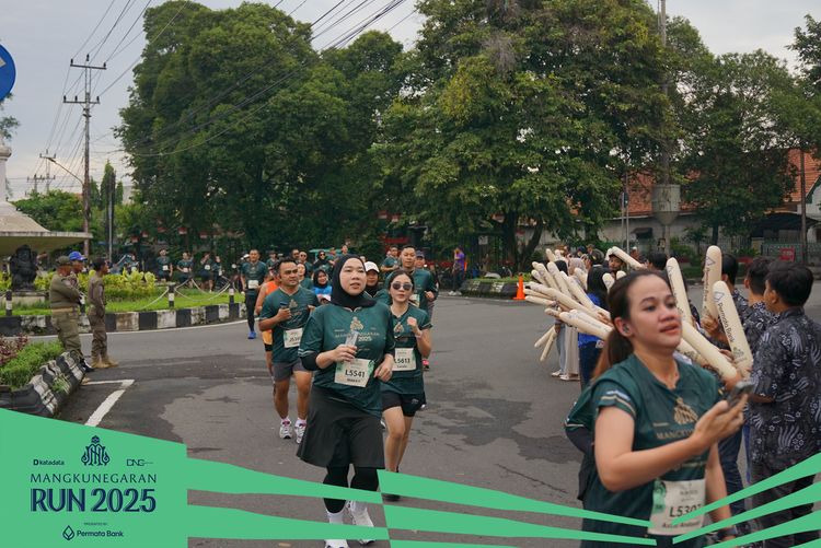 Race photo from Mangkunegaran Run 2025