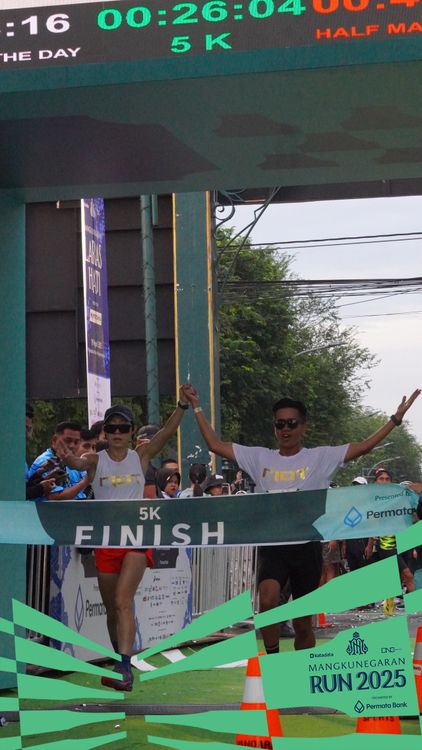 Race photo from Mangkunegaran Run 2025