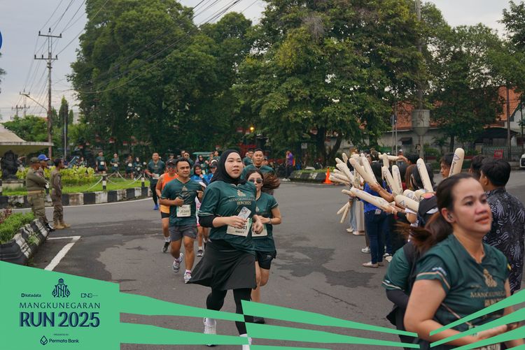 Race photo from Mangkunegaran Run 2025
