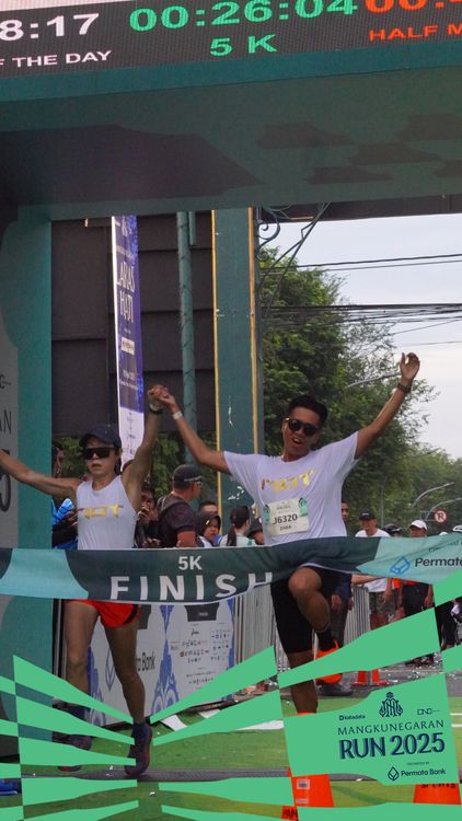Race photo from Mangkunegaran Run 2025