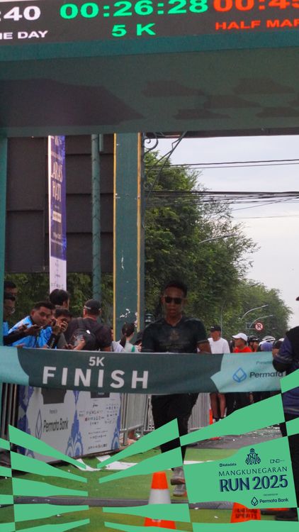 Race photo from Mangkunegaran Run 2025