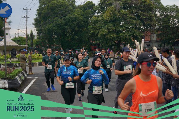 Race photo from Mangkunegaran Run 2025