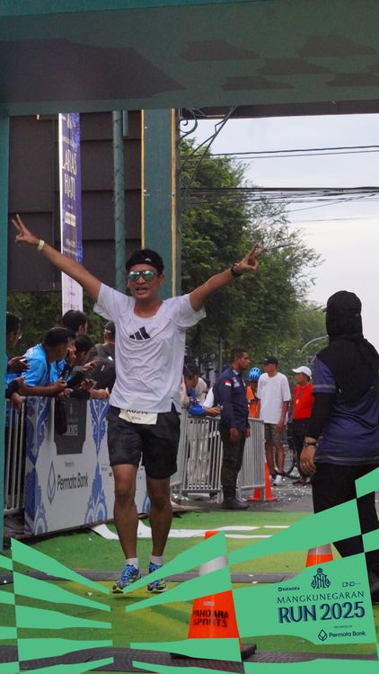 Race photo from Mangkunegaran Run 2025