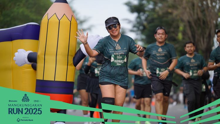 Race photo from Mangkunegaran Run 2025