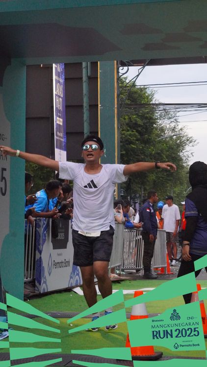 Race photo from Mangkunegaran Run 2025