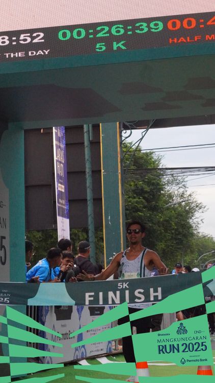Race photo from Mangkunegaran Run 2025