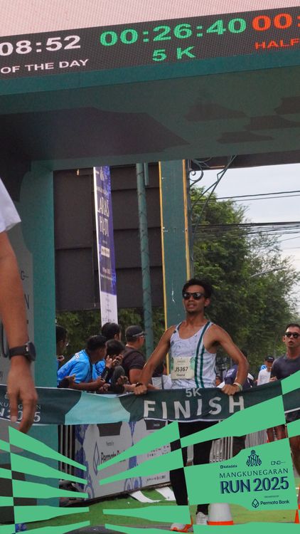 Race photo from Mangkunegaran Run 2025