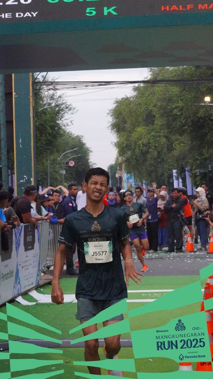Race photo from Mangkunegaran Run 2025