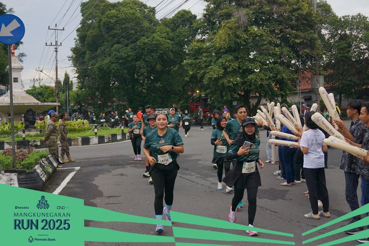 Race photo from Mangkunegaran Run 2025