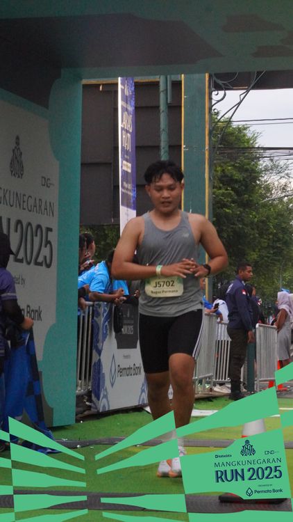 Race photo from Mangkunegaran Run 2025