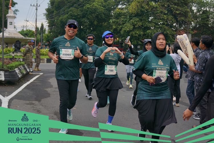 Race photo from Mangkunegaran Run 2025