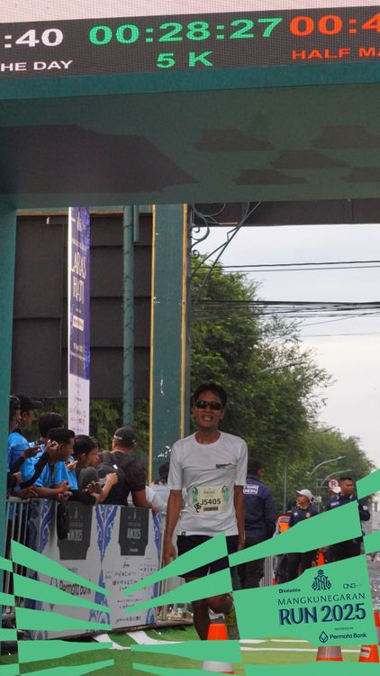 Race photo from Mangkunegaran Run 2025