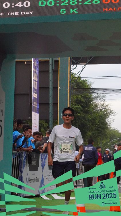 Race photo from Mangkunegaran Run 2025