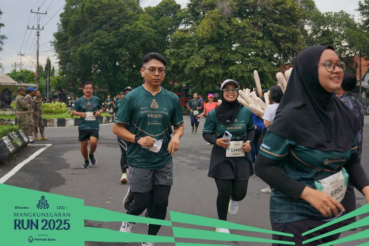 Race photo from Mangkunegaran Run 2025