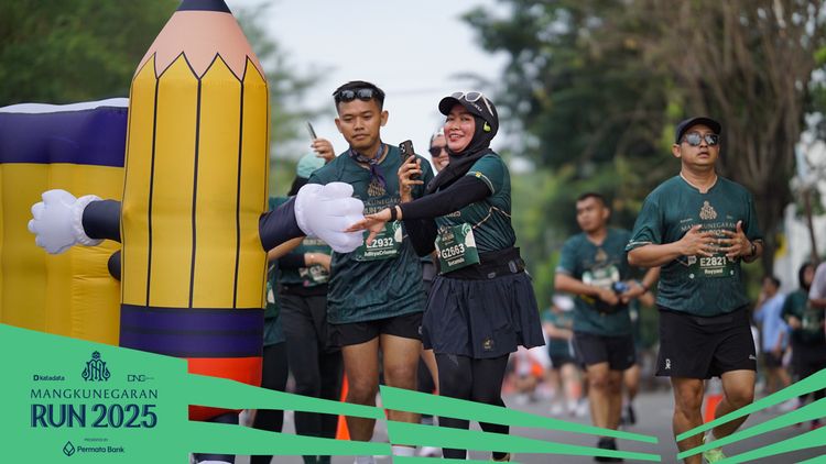 Race photo from Mangkunegaran Run 2025