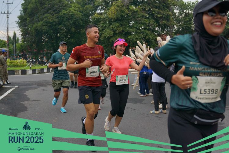 Race photo from Mangkunegaran Run 2025
