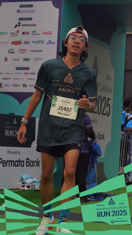 Race photo from Mangkunegaran Run 2025