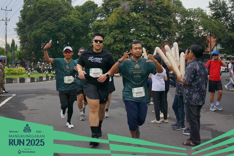 Race photo from Mangkunegaran Run 2025