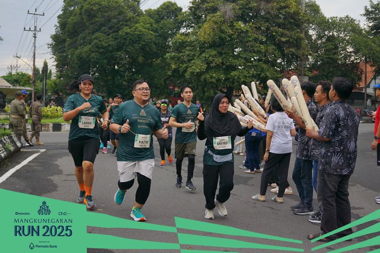 Race photo from Mangkunegaran Run 2025