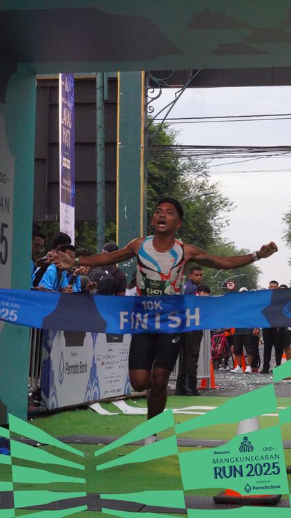Race photo from Mangkunegaran Run 2025