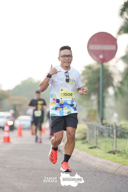 Race photo from Taman Budaya x BOGORUN 2025