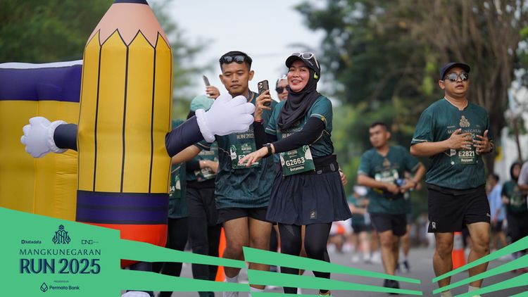 Race photo from Mangkunegaran Run 2025