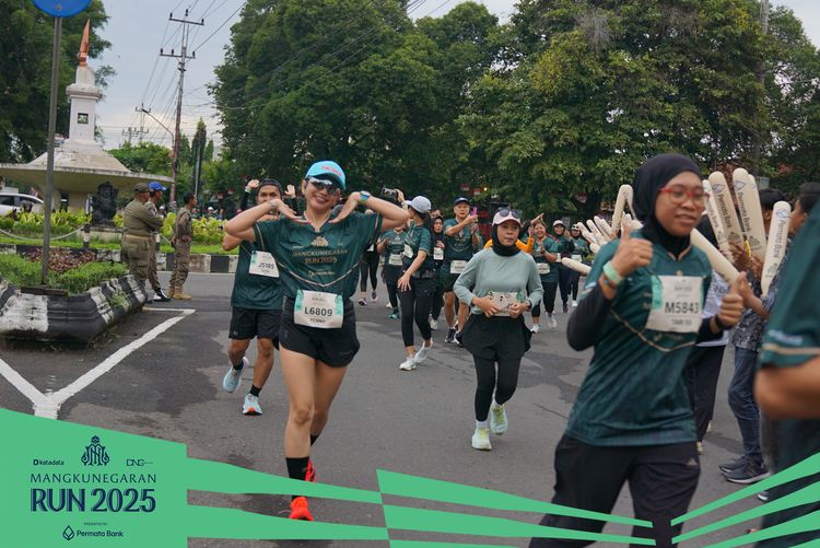 Race photo from Mangkunegaran Run 2025
