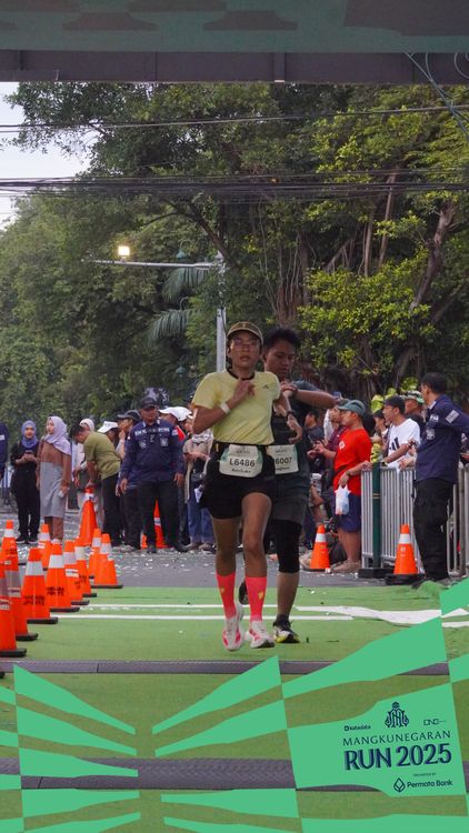 Race photo from Mangkunegaran Run 2025