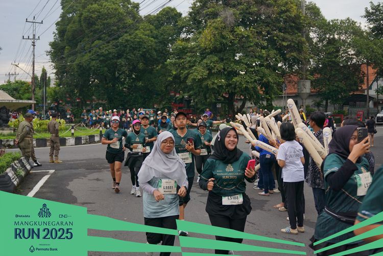Race photo from Mangkunegaran Run 2025