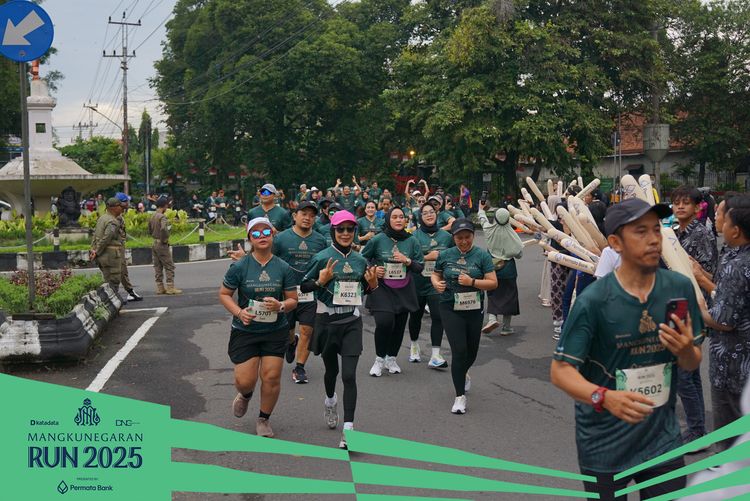 Race photo from Mangkunegaran Run 2025