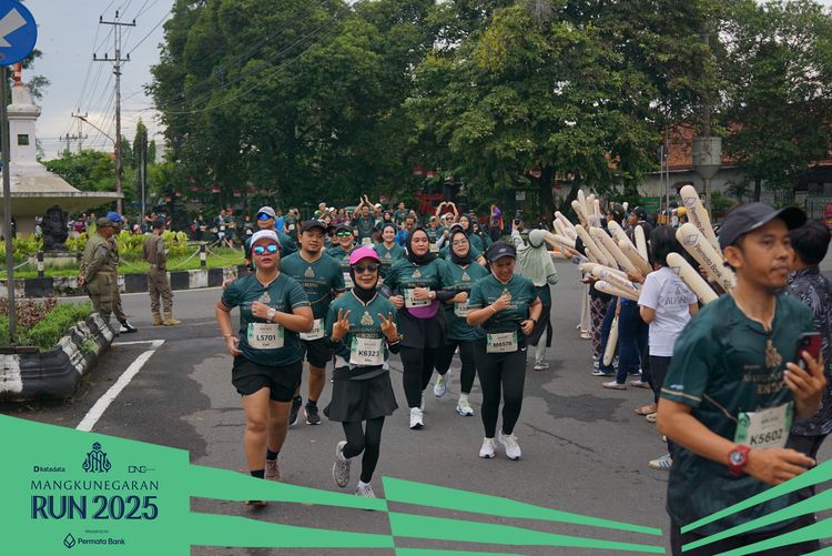 Race photo from Mangkunegaran Run 2025