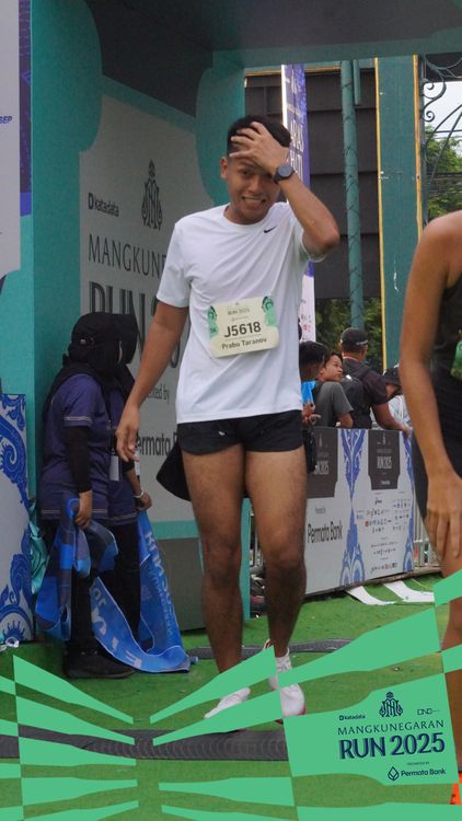 Race photo from Mangkunegaran Run 2025