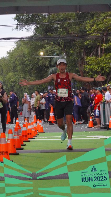 Race photo from Mangkunegaran Run 2025