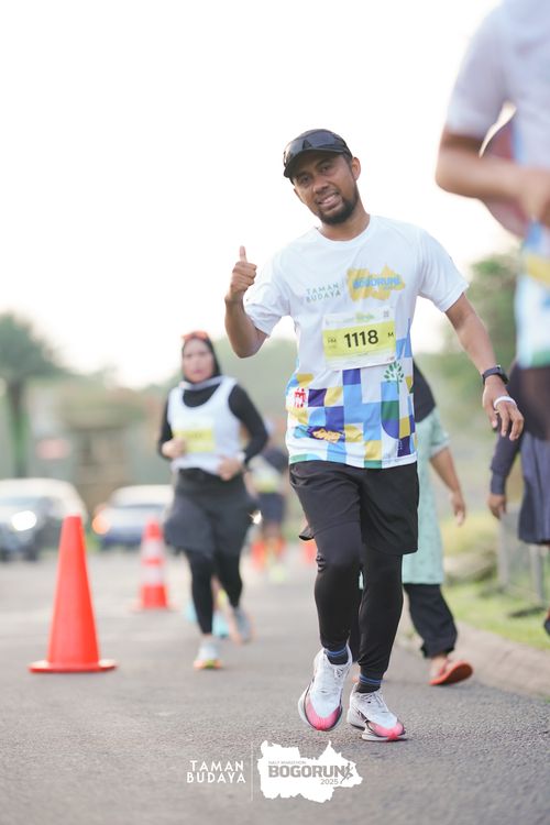 Race photo from Taman Budaya x BOGORUN 2025