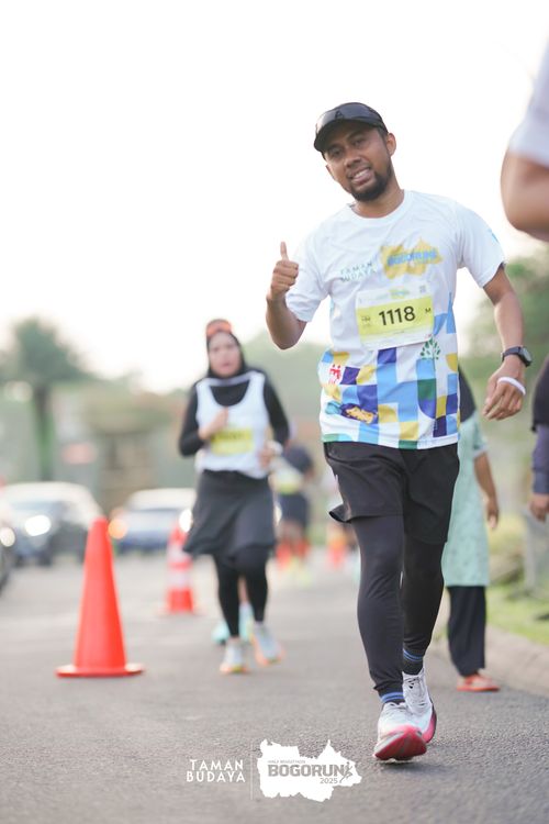 Race photo from Taman Budaya x BOGORUN 2025