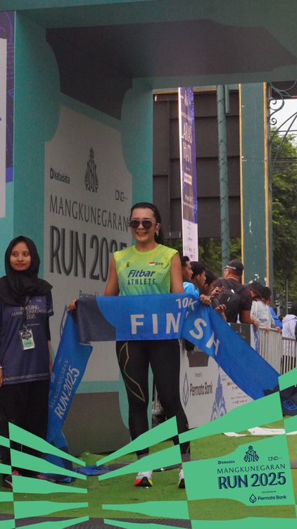 Race photo from Mangkunegaran Run 2025