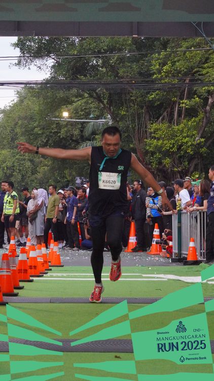 Race photo from Mangkunegaran Run 2025