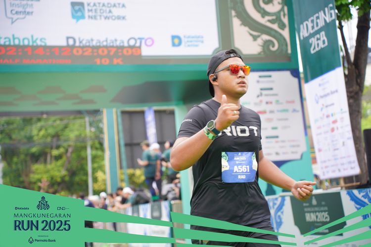 Race photo from Mangkunegaran Run 2025