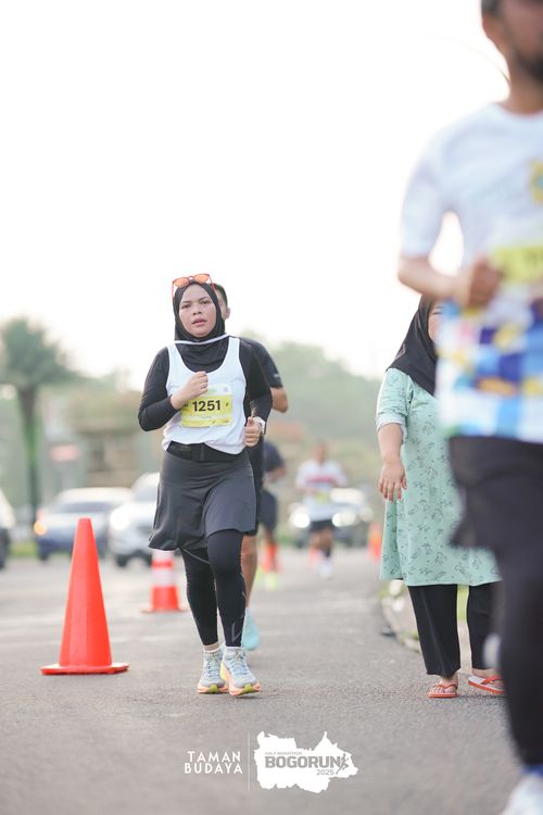 Race photo from Taman Budaya x BOGORUN 2025