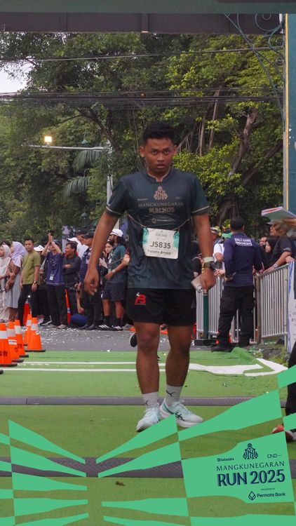 Race photo from Mangkunegaran Run 2025