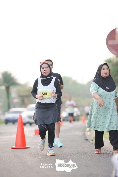 Race photo from Taman Budaya x BOGORUN 2025