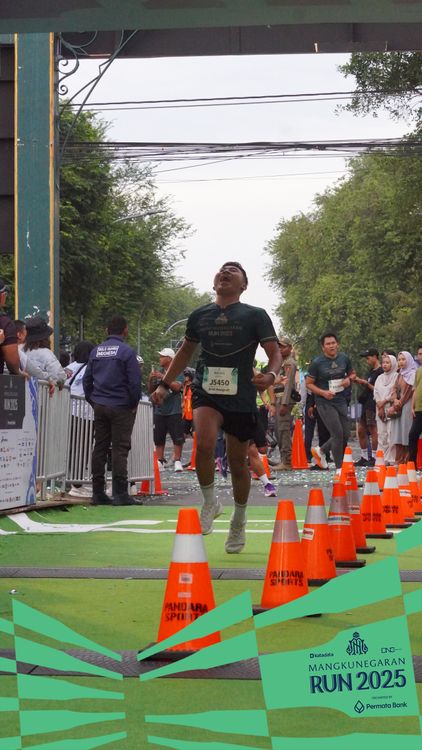 Race photo from Mangkunegaran Run 2025