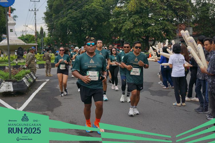 Race photo from Mangkunegaran Run 2025