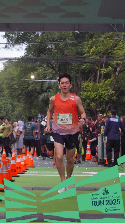 Race photo from Mangkunegaran Run 2025